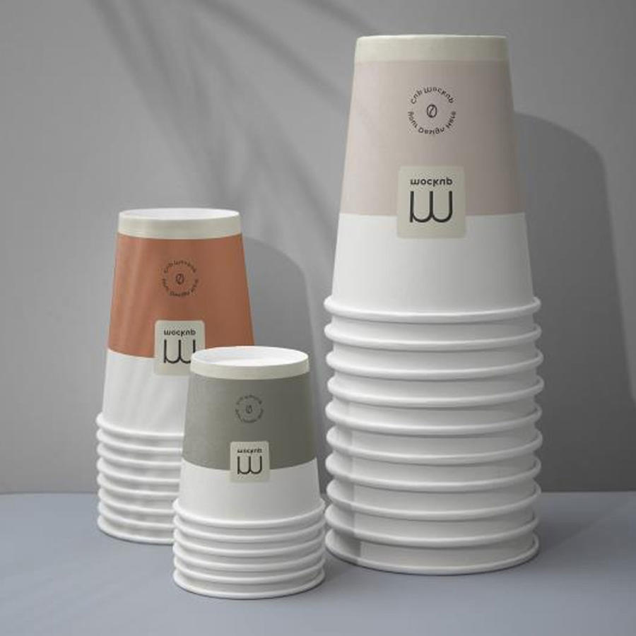 【1990期】光影场景一次性纸杯贴图样机 (5)