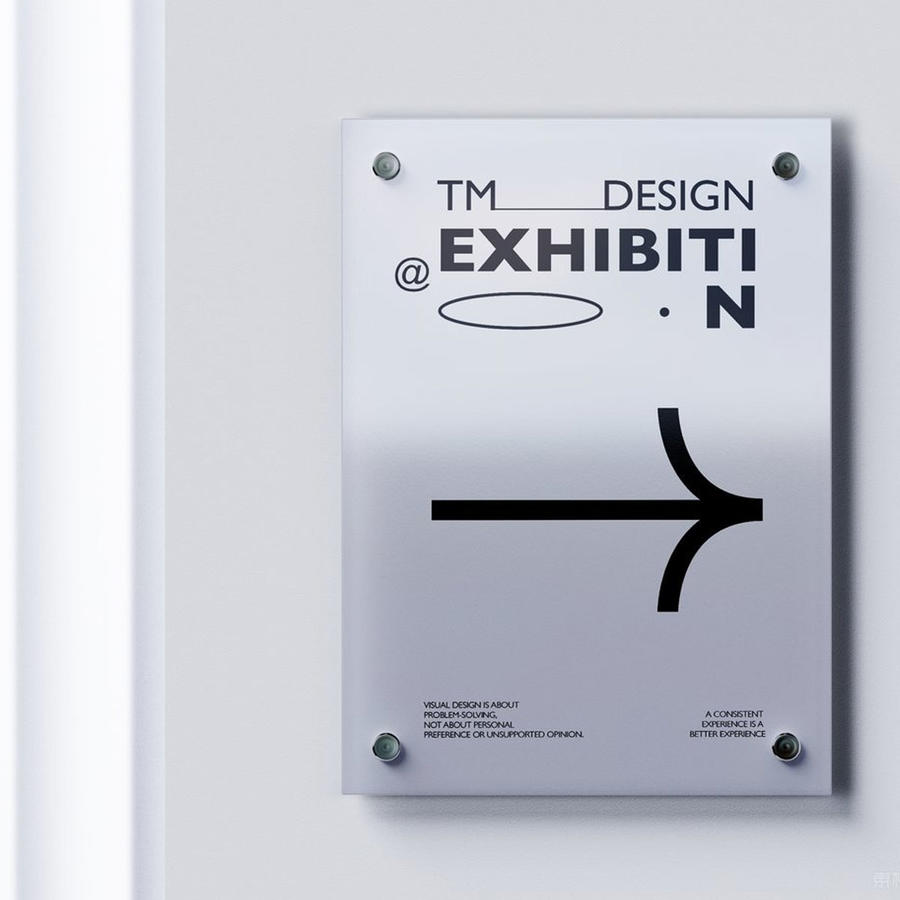 高级感导视牌vi样机