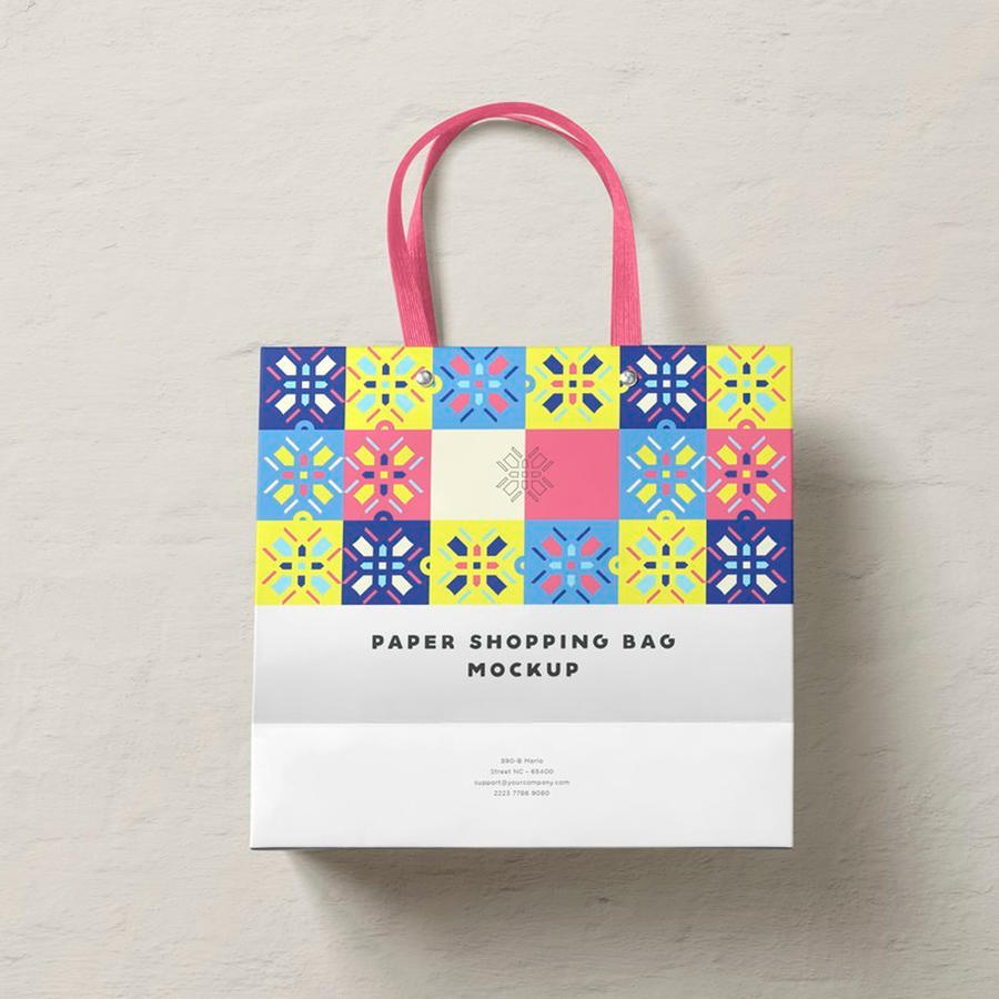 购物袋模型样机
