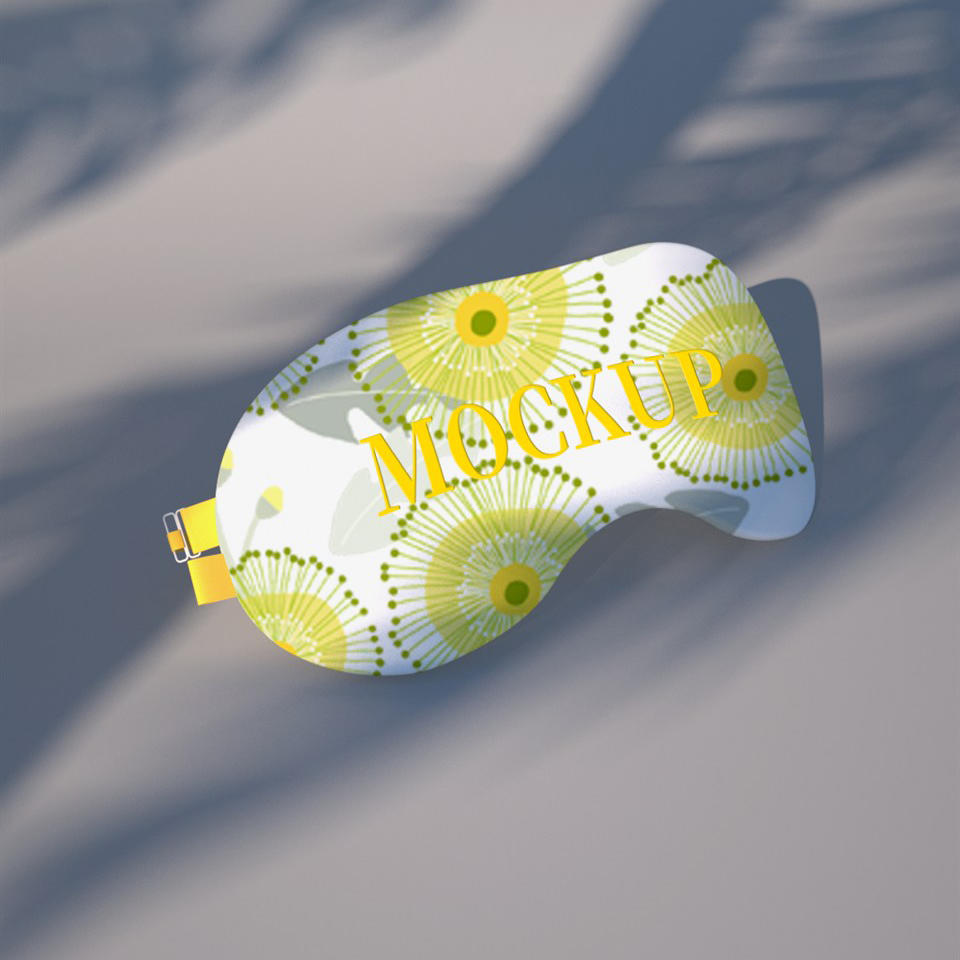 眼罩服饰logo样机