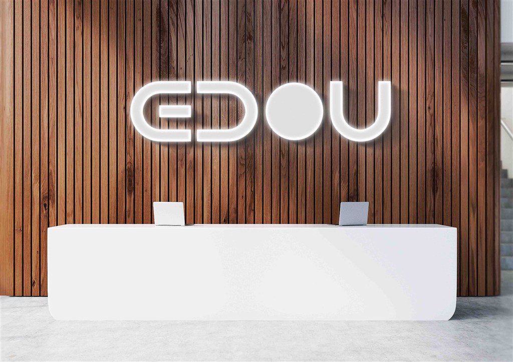 3D效果发光LOGO样机