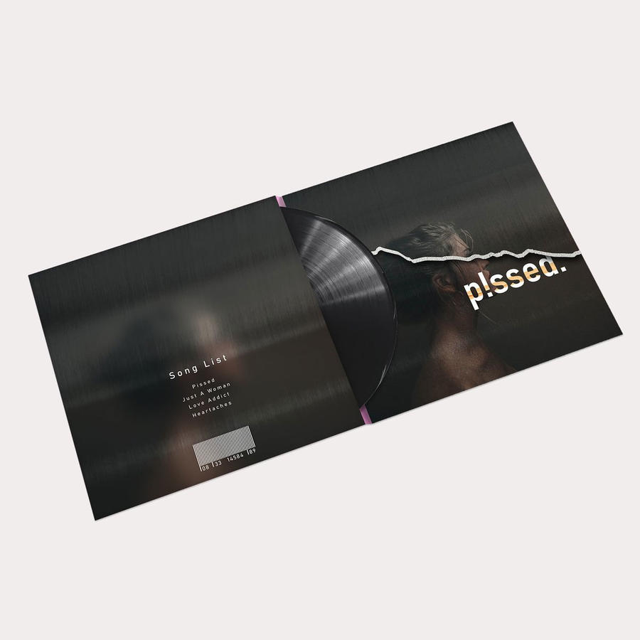 黑胶专辑封面样机