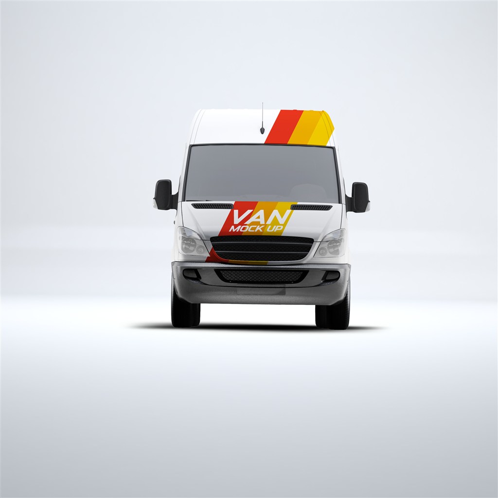 正面运输车汽车货车样机