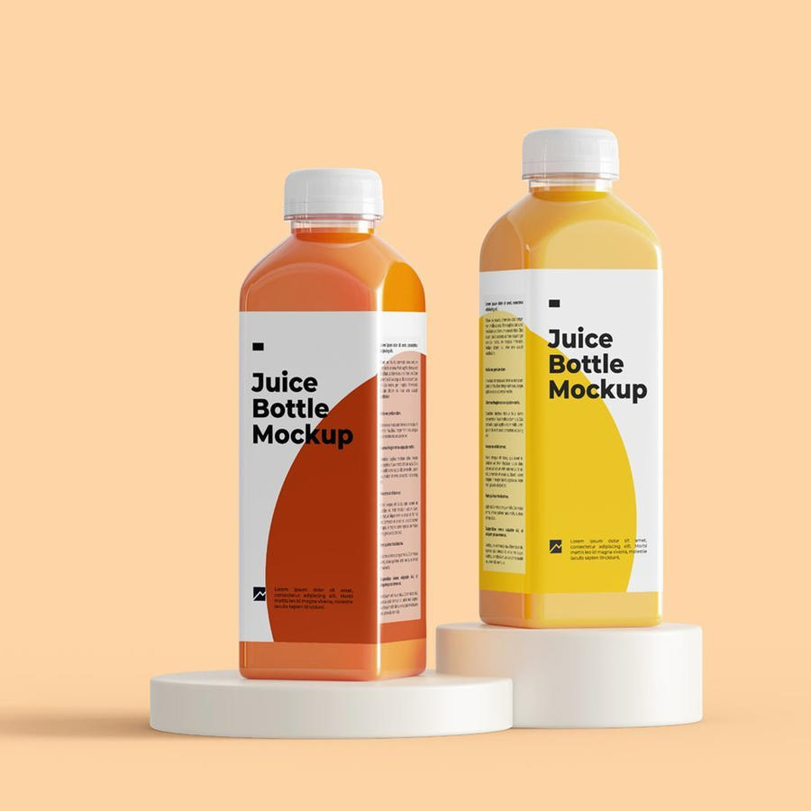 果汁包装样机模板