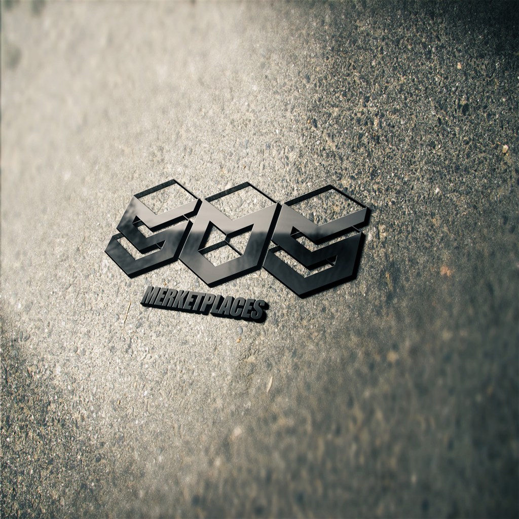 亚克力板立体企业标志样机