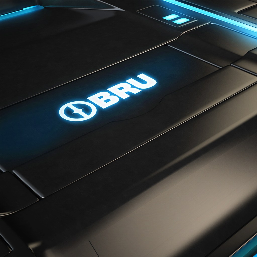 发光字荧光标志logo样机