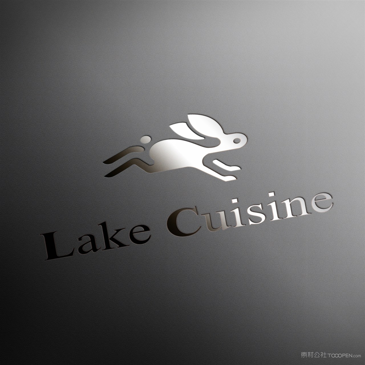 餐厅logo样机