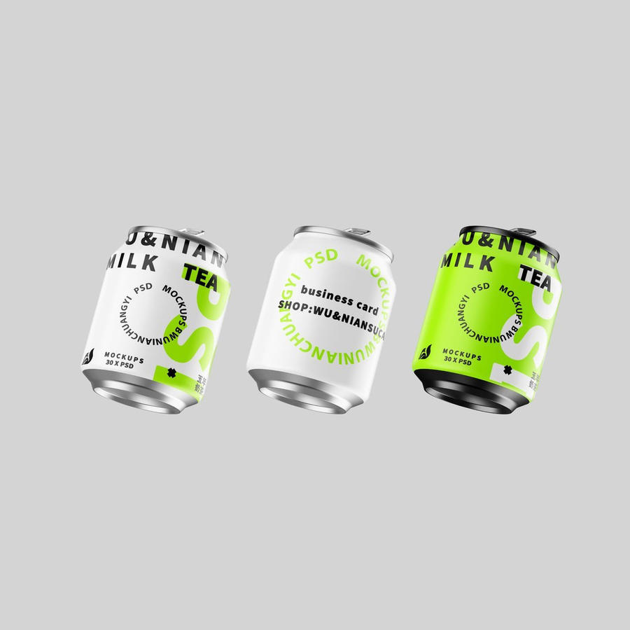 奶茶咖啡店vi提案样机