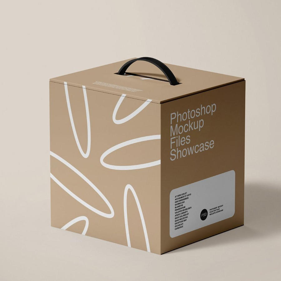 手提礼盒包装样机