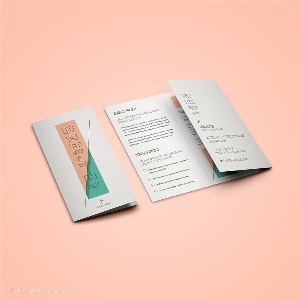 画册宣传册折页宣传页样机