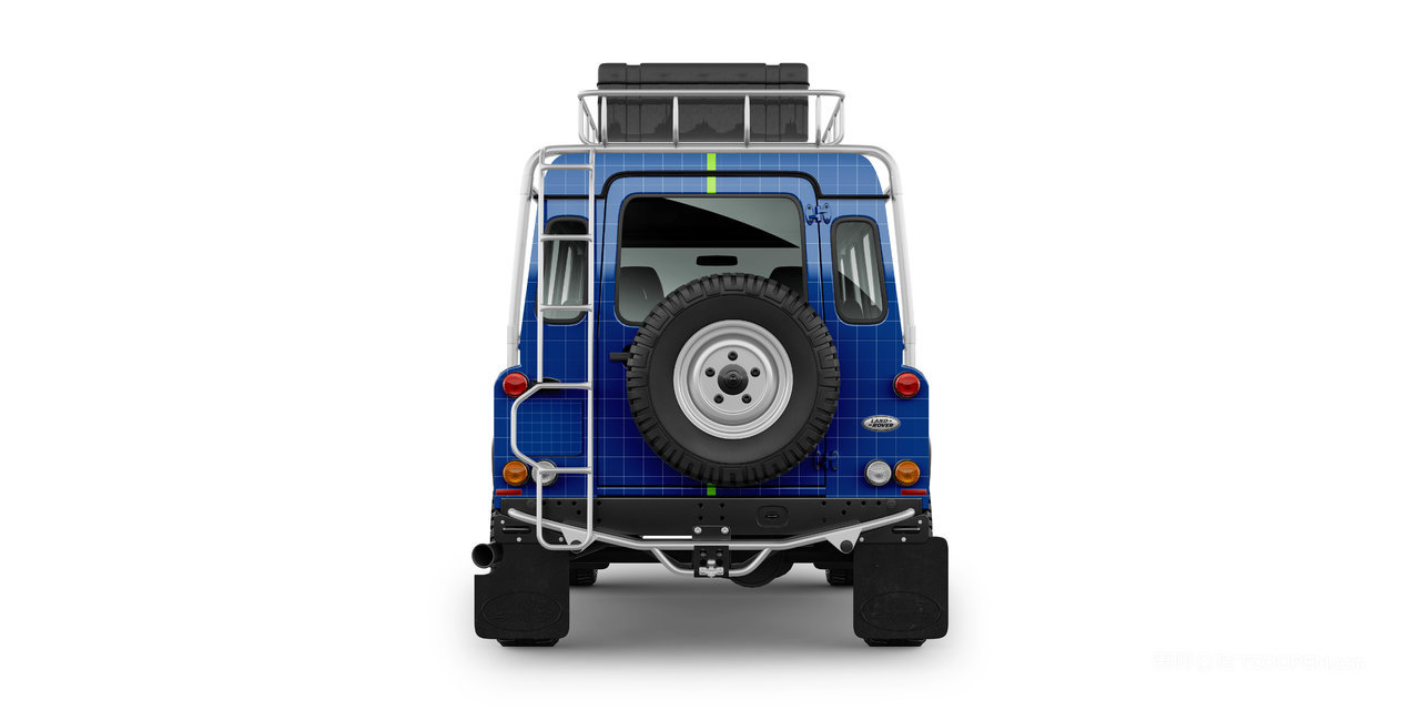 越野车汽车车贴样机