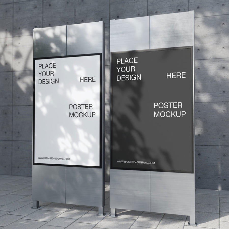 X展架海报样机