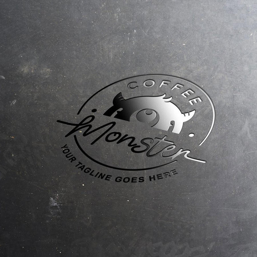 质感logo标志样机