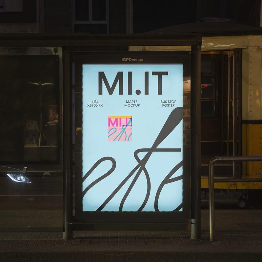 【2100期】实拍场景小众海报宣传单样机 (27)