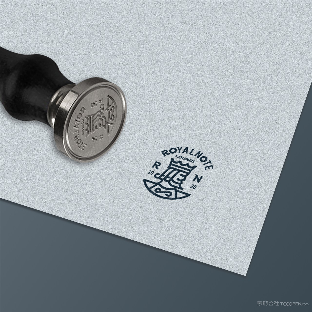 印章logo贴图样机