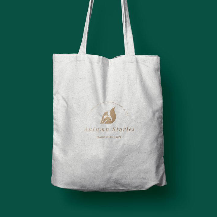 中式餐饮手提帆布袋样机