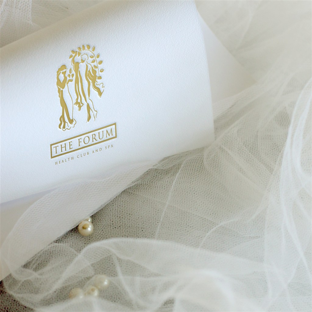 唯美烫金艺术logo贴图样机