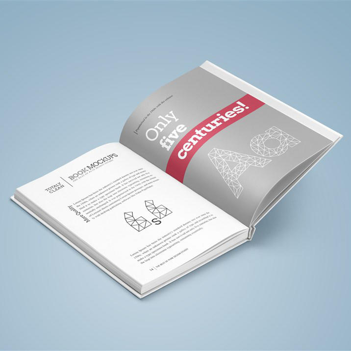 书籍内页展示样机