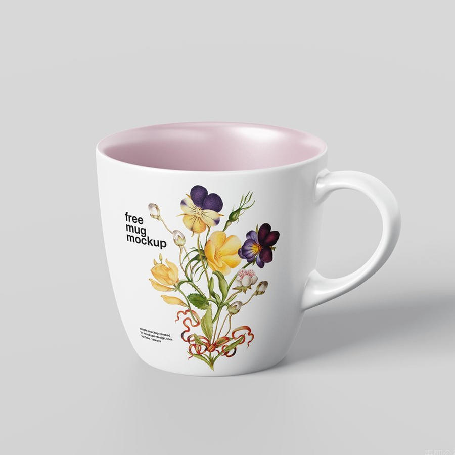 哑光马克杯样机