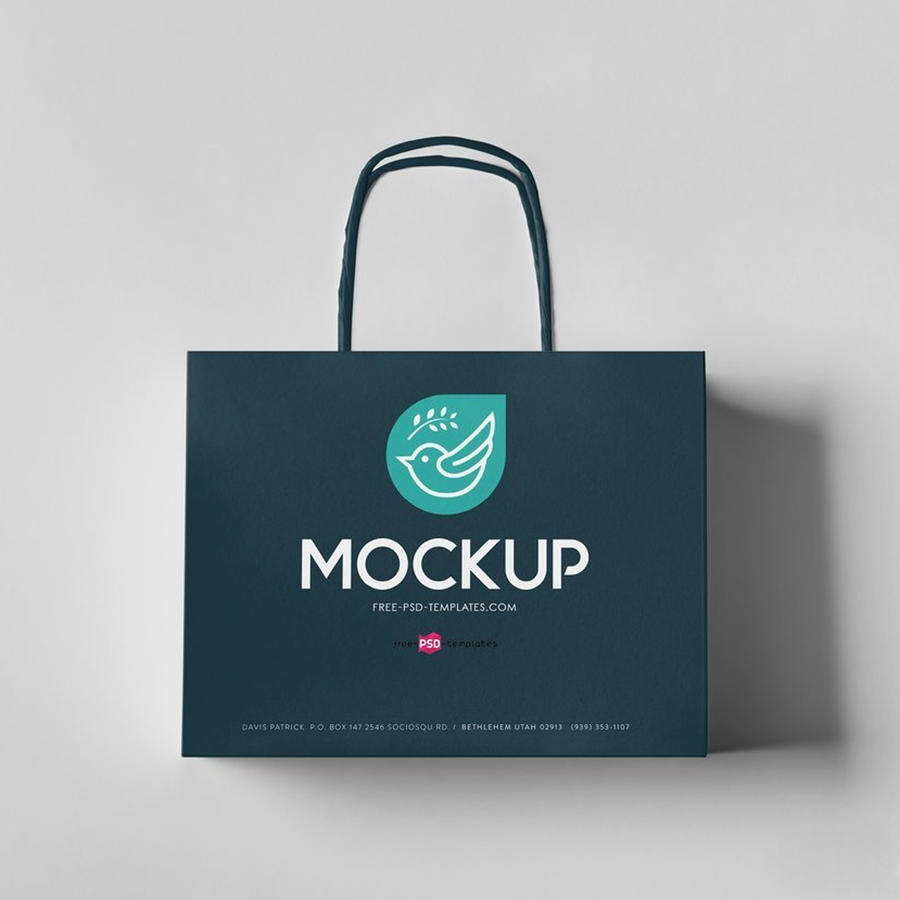 手提袋效果样机素材
