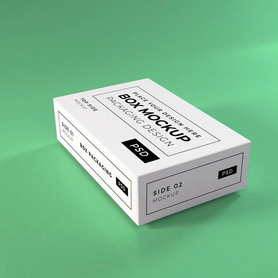 长方形纸包装样机