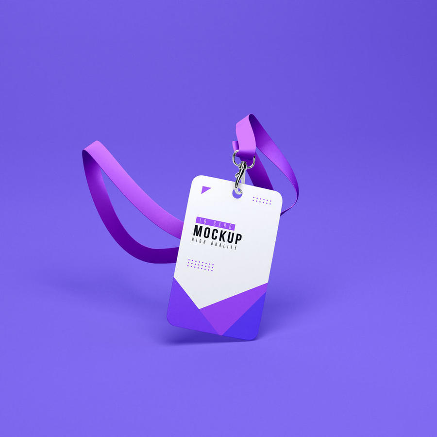 工作牌工作证挂牌样机素材