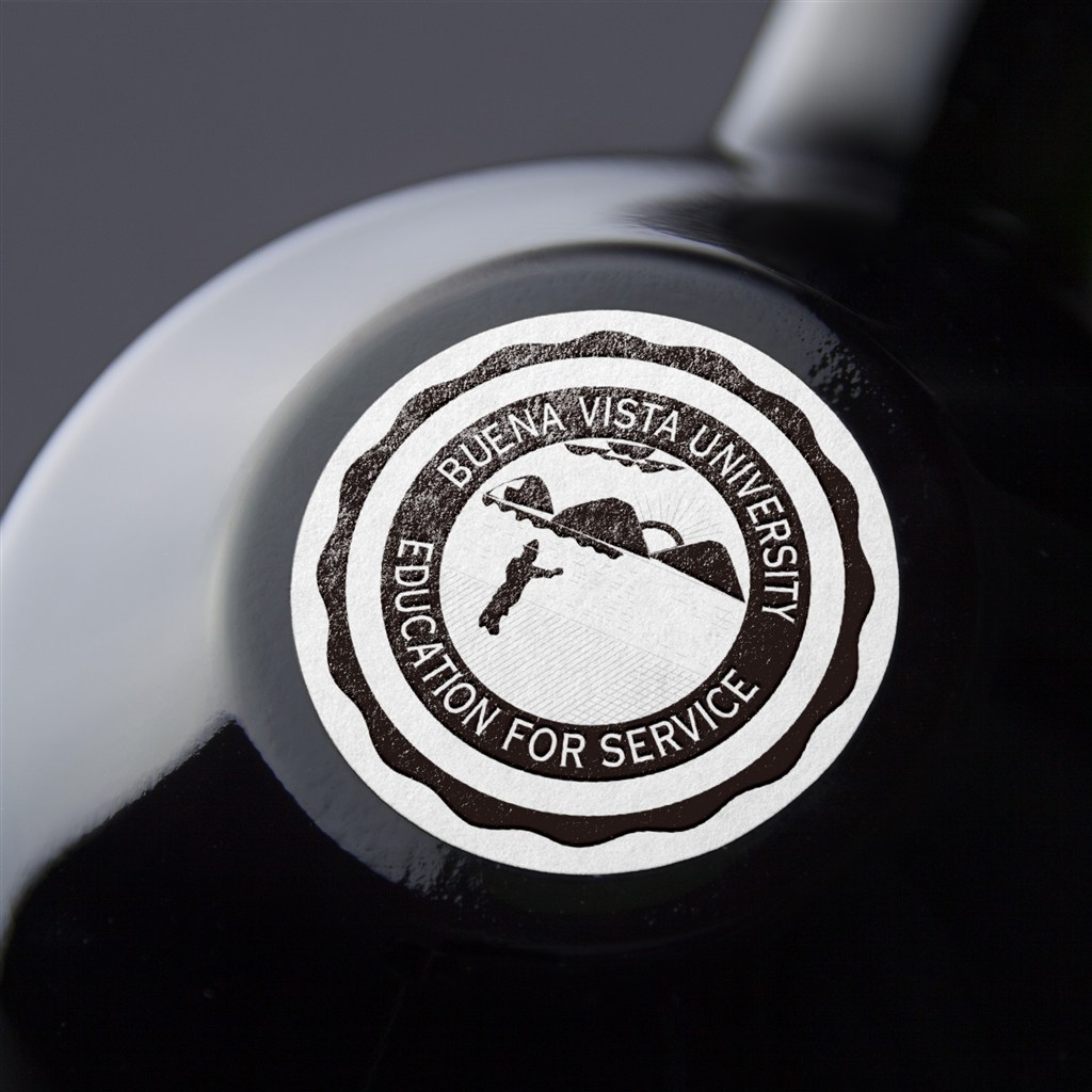 精美酒瓶瓶身logo标志样机