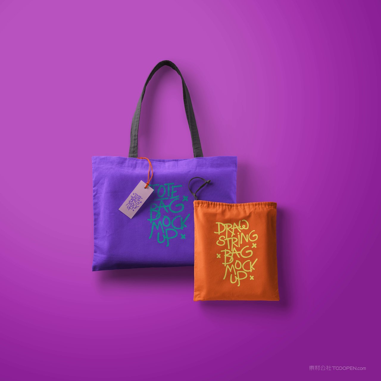 尼龙布料手提袋样机