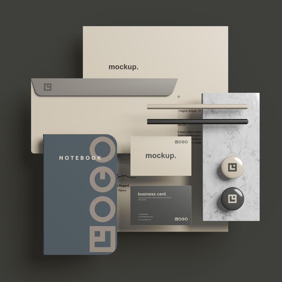 简约VI模板设计