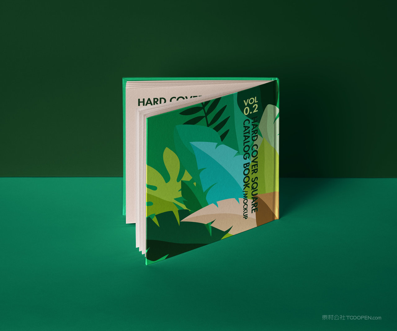 画册封底样机效果图书籍杂志内页展示精装书