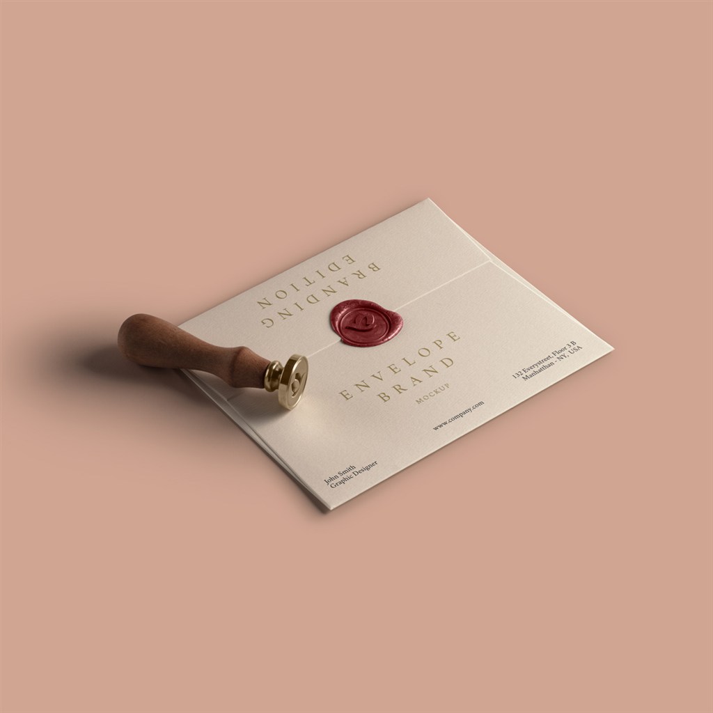 印章和信封样机