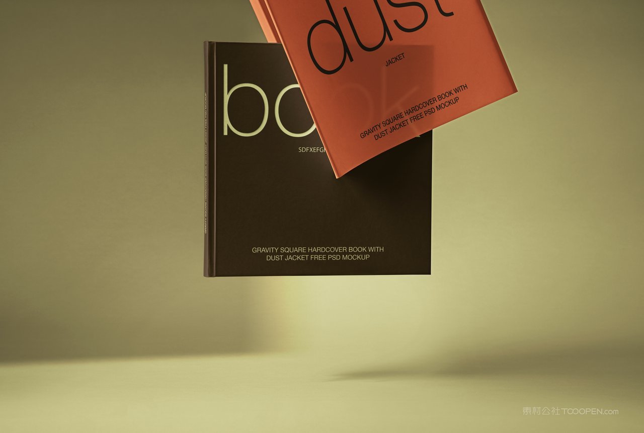 杂志画册封面样机效果图书本展示