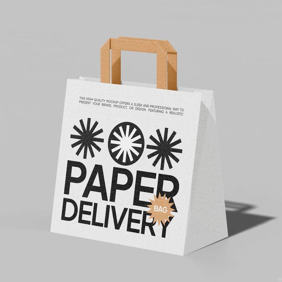 纸袋手提袋样机