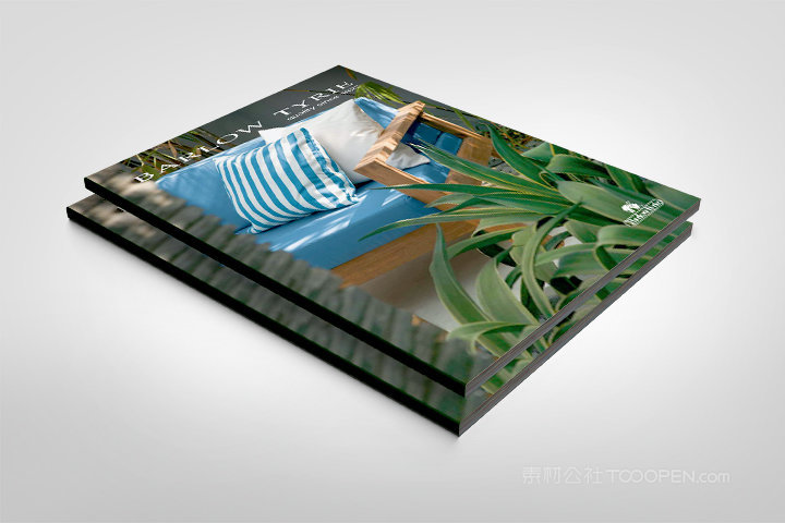 magazine 胶装家居生活杂志细节样机 (2)