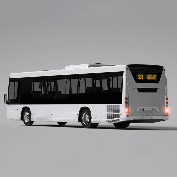 公共汽车大巴车厢式货车面包车贴图样机设计模板效果VI素材PSD分层