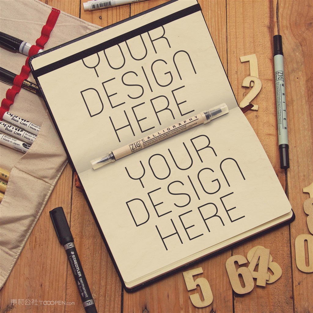 logo笔记本标志草图样机