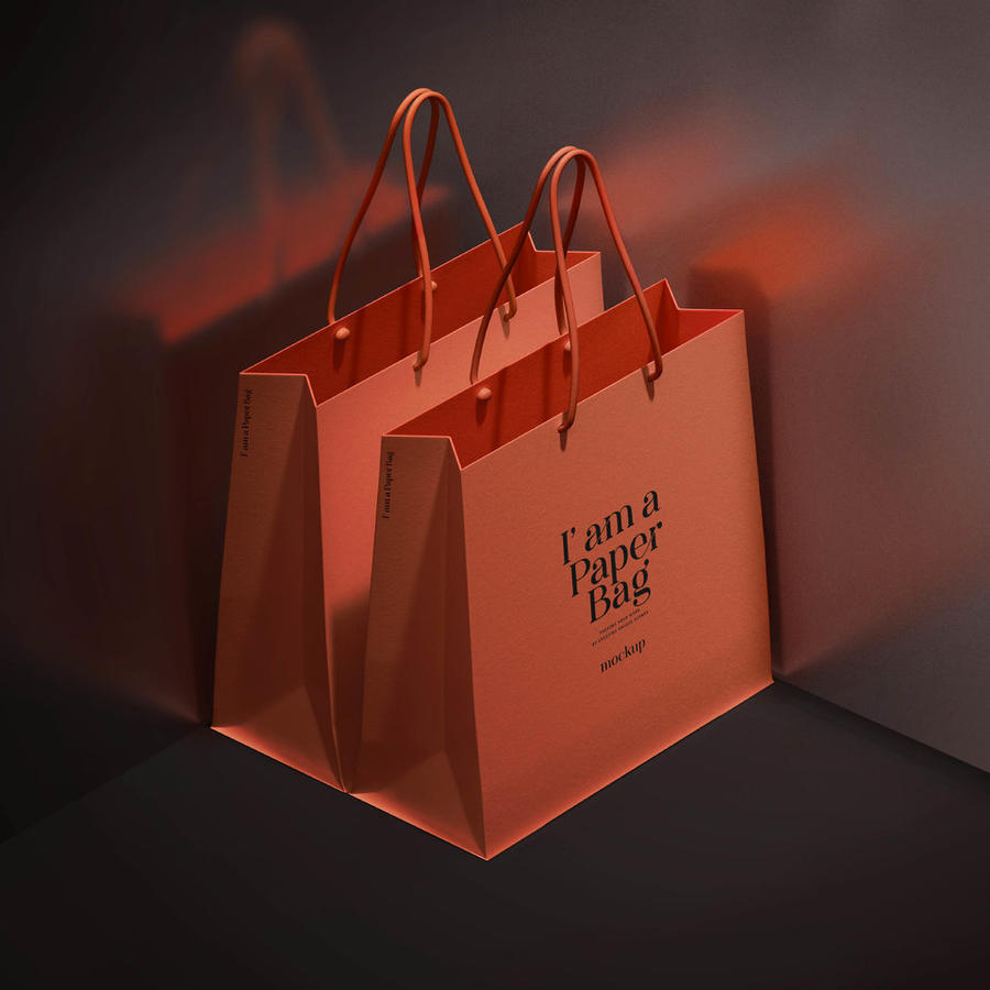 手提袋纸袋样机