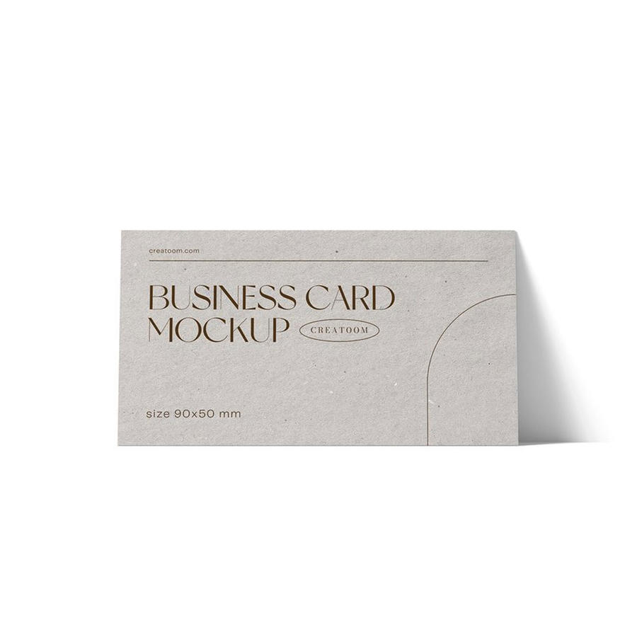 【1918期】vi品牌简约名片样机 (5)