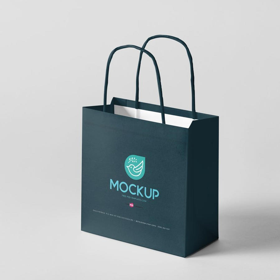 手提袋效果样机素材