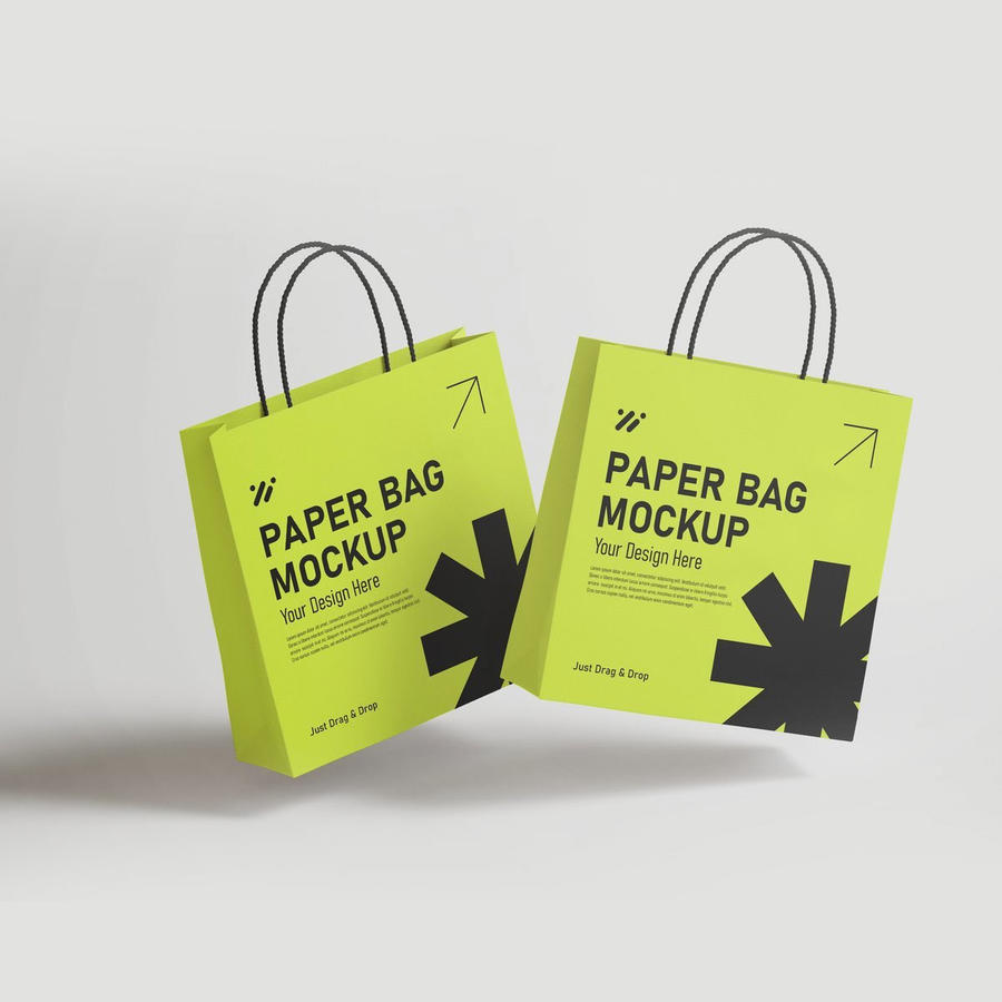 纸袋手提袋样机