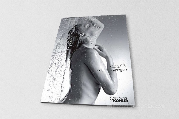 stationery竖版骑马钉画册样机 (2)