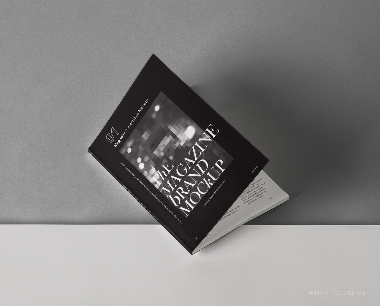 画册封面样机杂志效果图书本展示