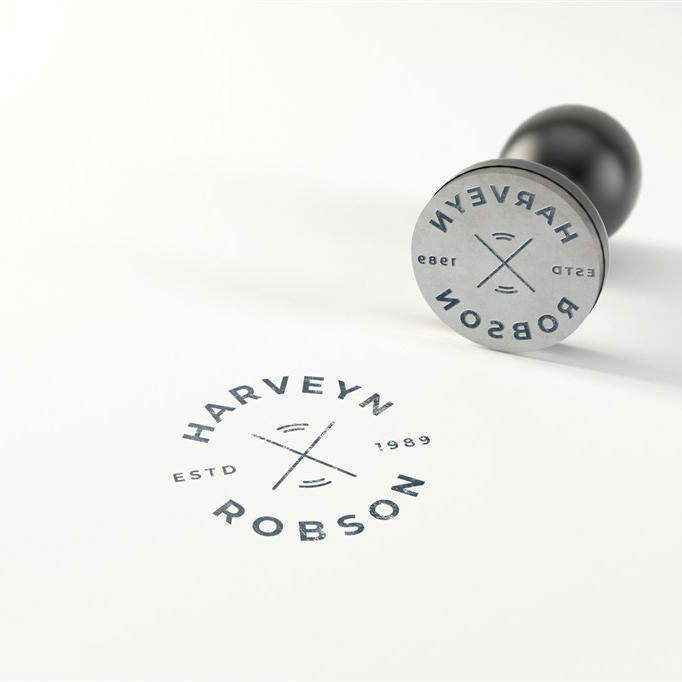 logo印章样机模版