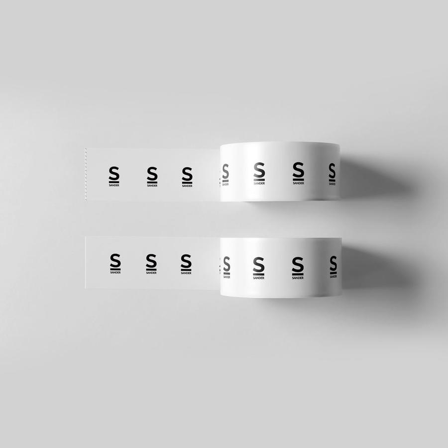 长条胶带贴图样机