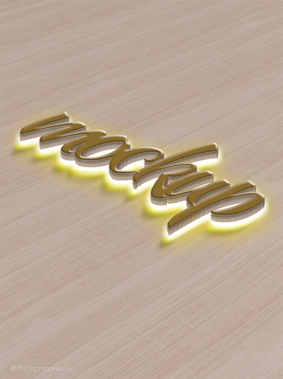 发光logo发光字样机