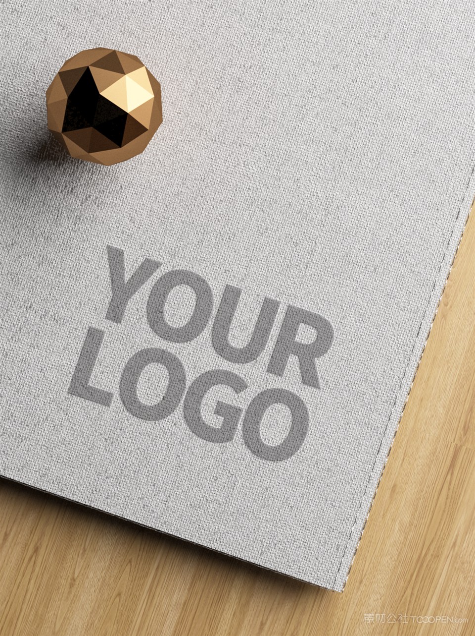 布纹logo效果样机