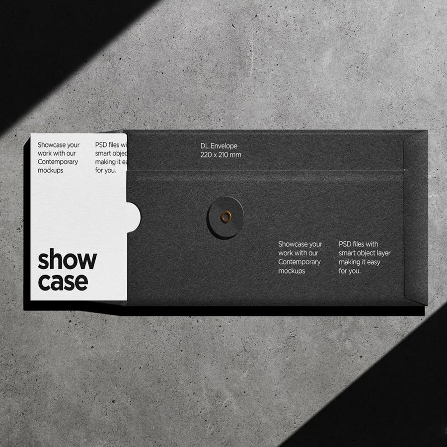 c4尺寸信封文件袋样机