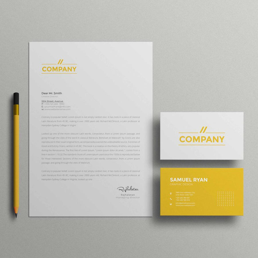 极简企业vi模板