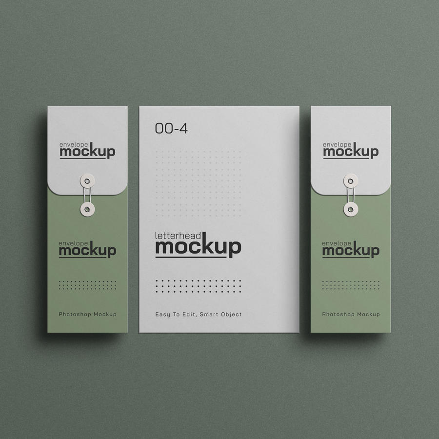 小清新绿色VI样机