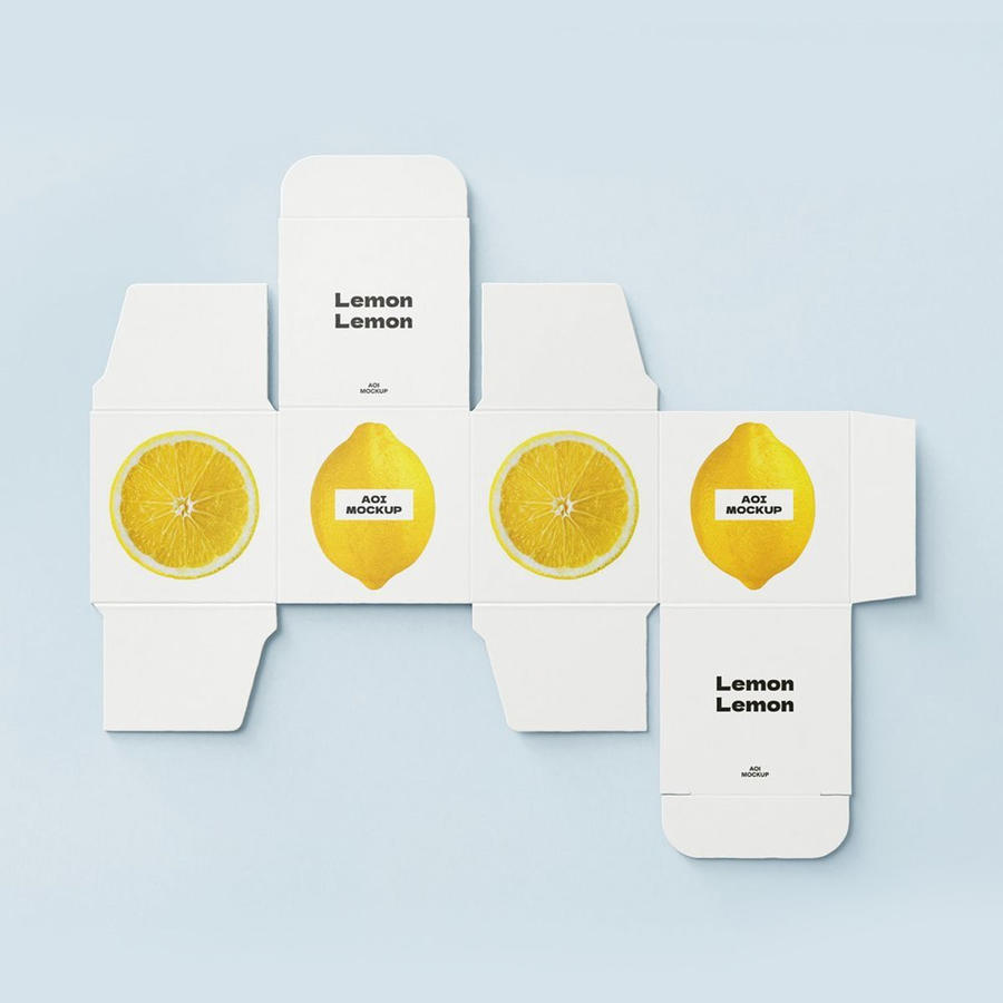 距阵方形等距纸盒包装样机